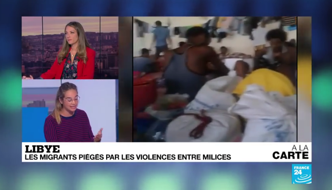 Les migrants pris au piège des affrontements à Tripoli