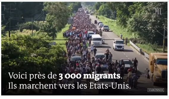 Des milliers de migrants marchent vers les Etats-Unis