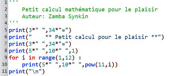 Séquence #3 : Élément de réponse #1