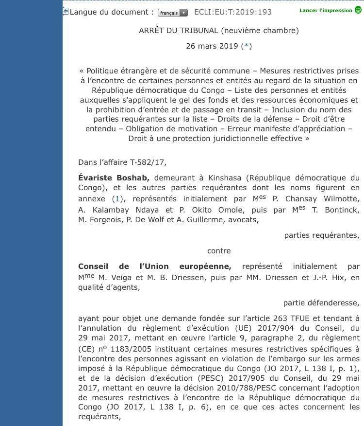 L'arrête du Conseil européen