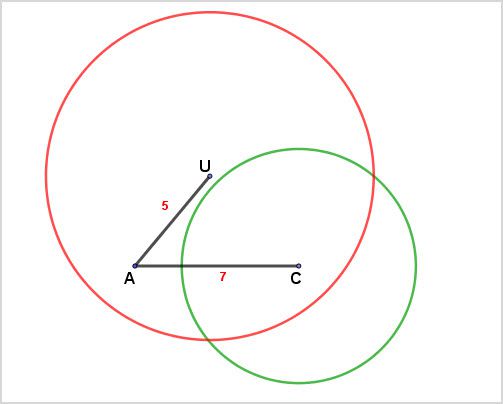 Tracer un parallélogramme avec un compas. Figure 3