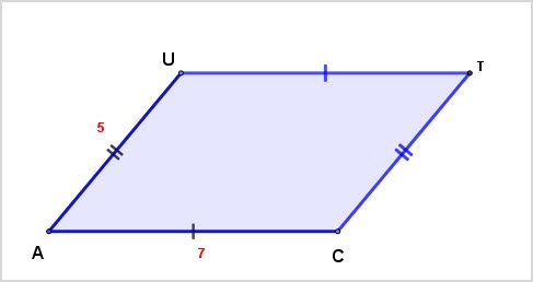 Tracer un parallélogramme avec un compas. Figure 5