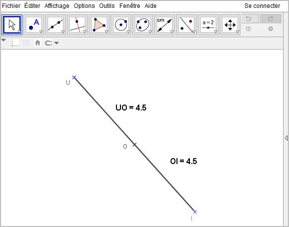 Tracer un parallélogramme en connaissant ses diagonales. Figure 3