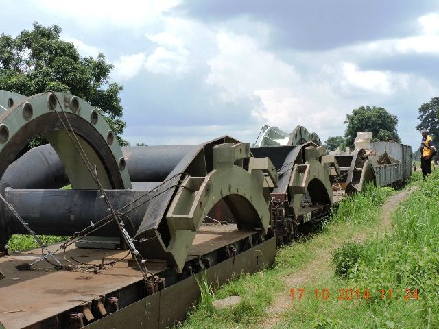 Les turbines du barrage hydroélectrique de Katende (Kananga)