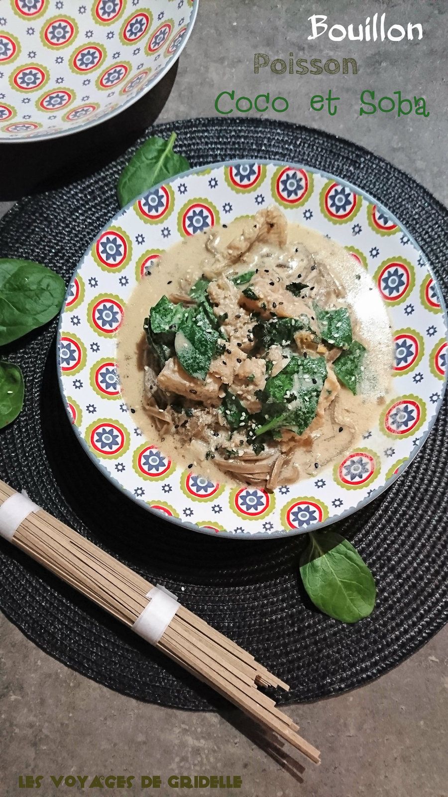 Bouillon de Poisson Coco et Soba Les Voyages de Gridelle