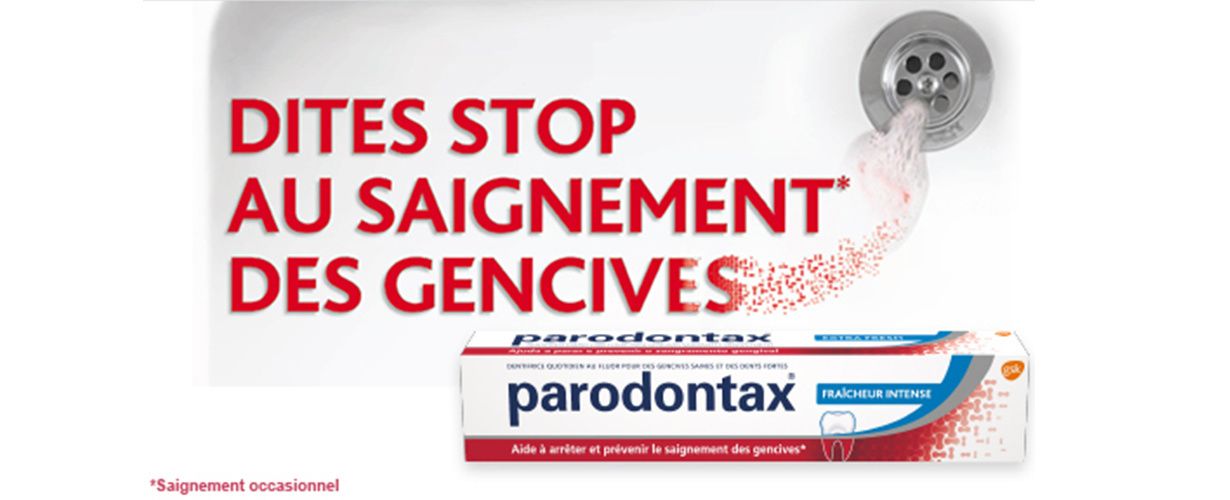 Test du dentifrice Parodontax Fraîcheur Intense