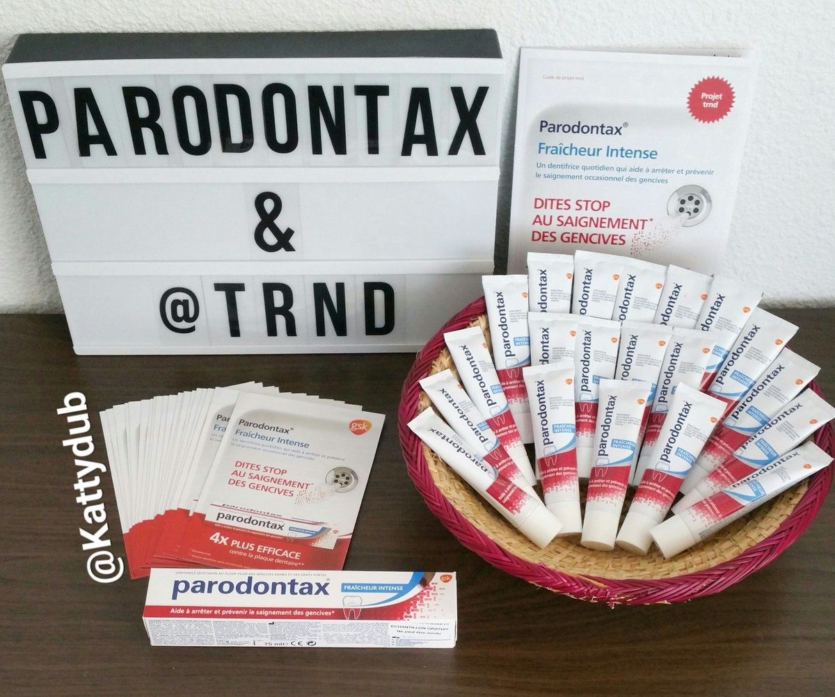 Test du dentifrice Parodontax Fraîcheur Intense