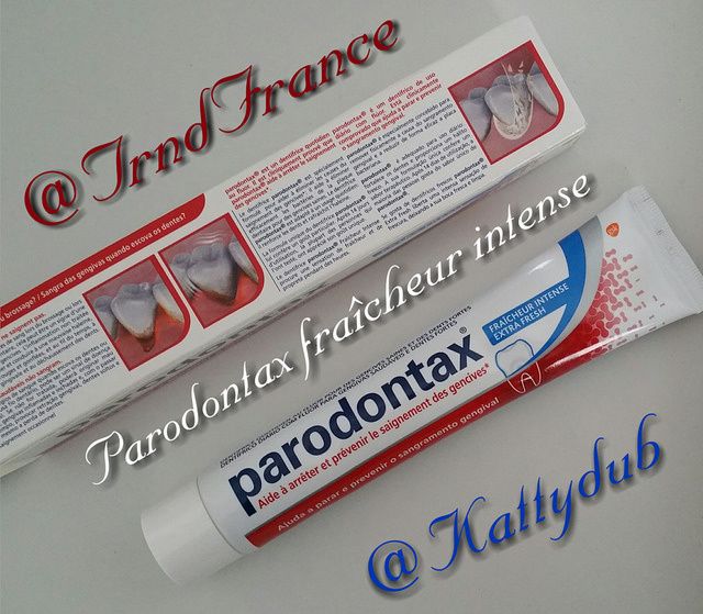 Test du dentifrice Parodontax Fraîcheur Intense