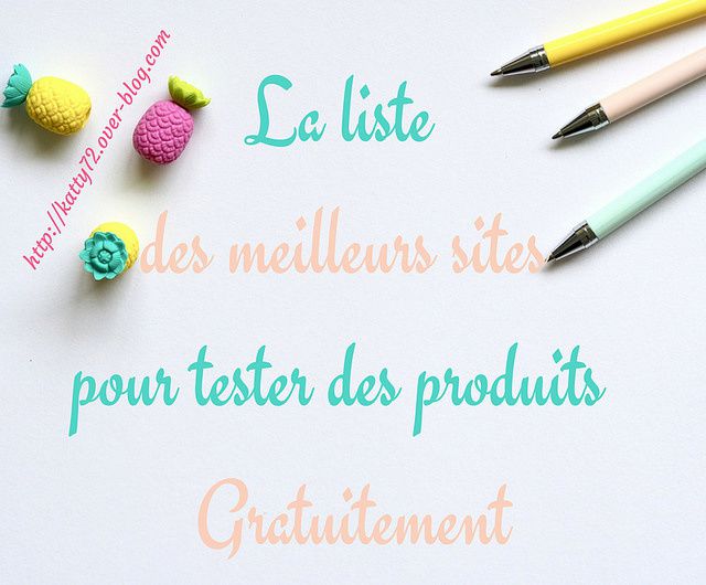 Les sites de test de produits