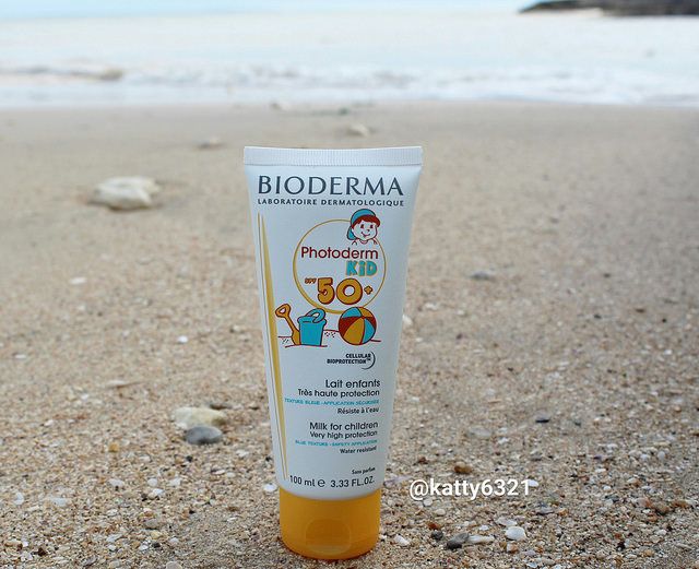 Test du lait solaire Photoderm Kid SPF 50+ de Bioderma