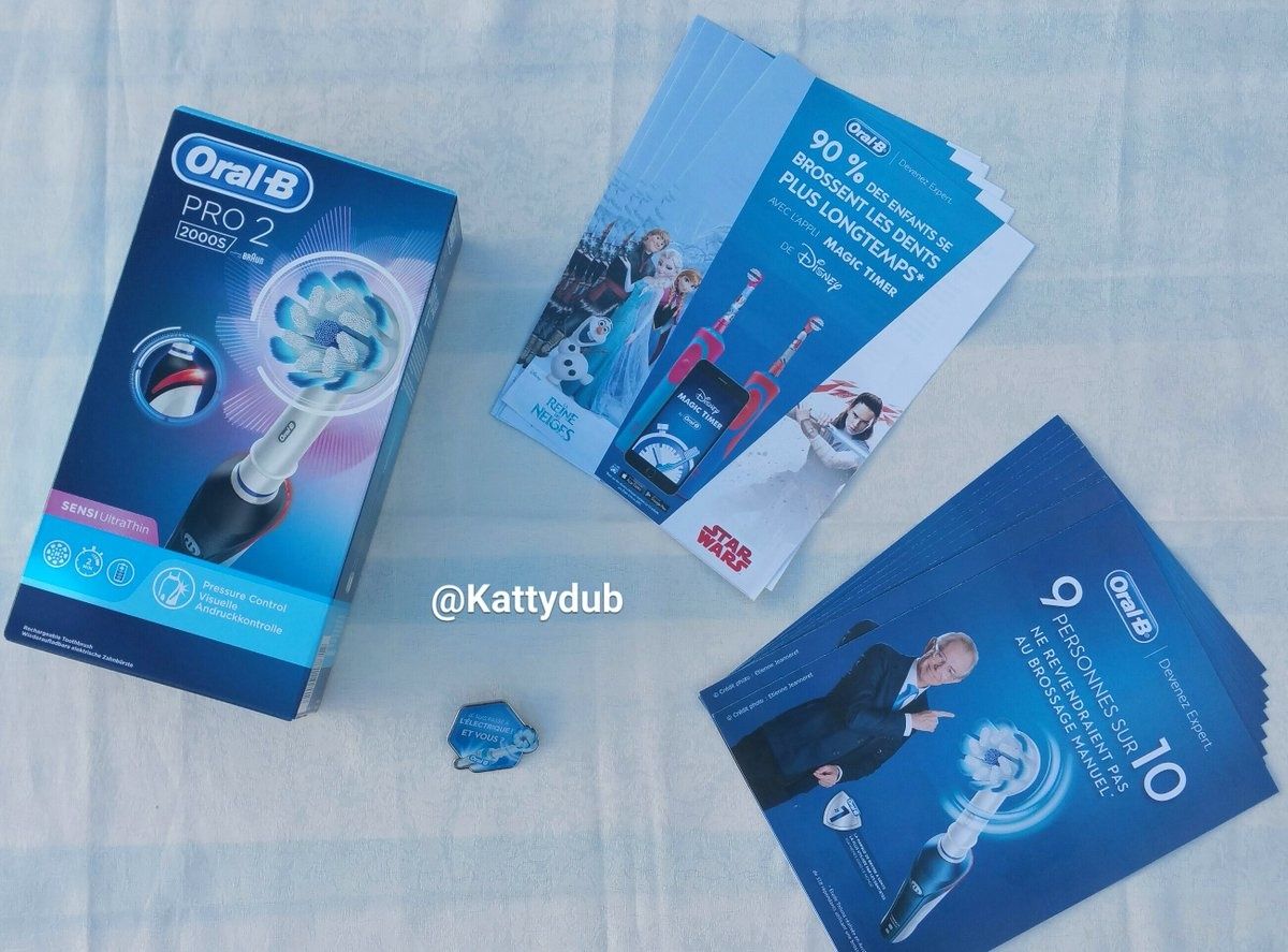 Test de la brosse à dents électrique Oral-B Pro 2