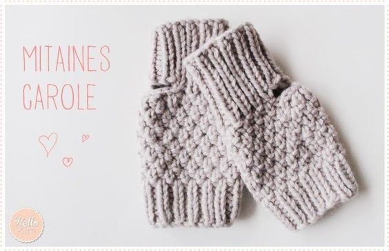 Tutos mitaines au tricot (2)
