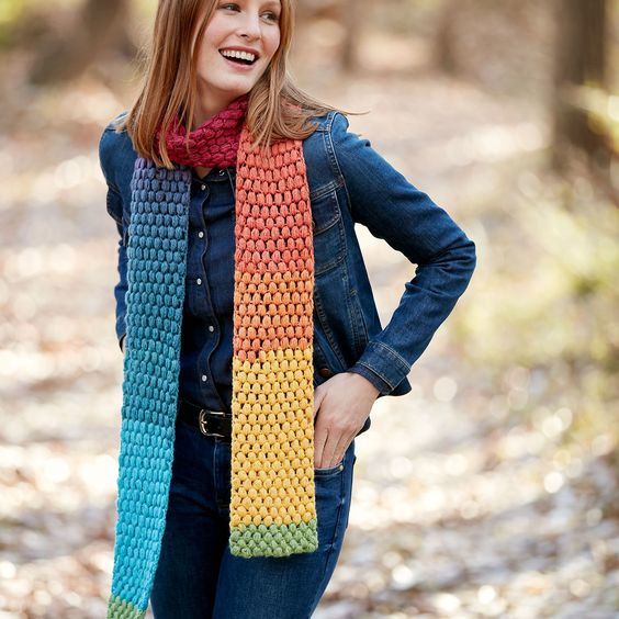 Patrons et modèles gratuits des écharpes au crochet (4) - Le blog de mes  loisirs
