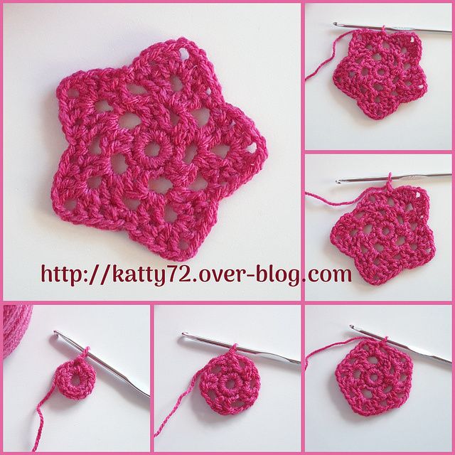 Tuto étoile au crochet