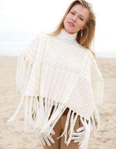 Tutos ponchos au tricot
