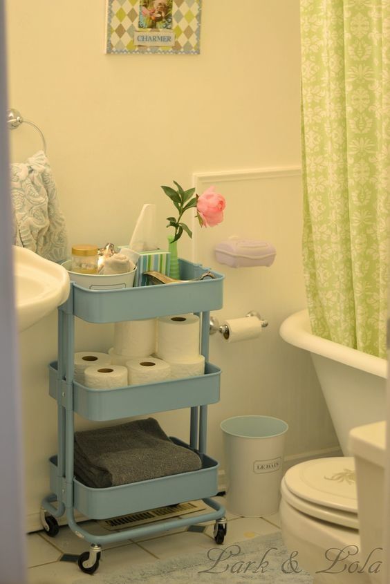 Idées déco et rangement à faire avec des dessertes (2)