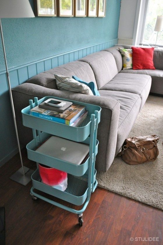 Idées déco et rangement à faire avec des dessertes (2)