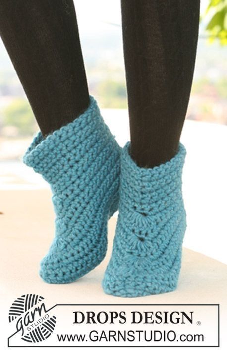 Patrons gratuits des chaussettes au crochet (2)