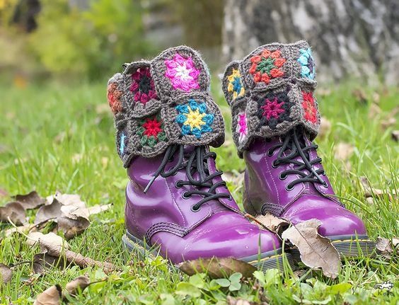 Patrons gratuits des guêtres au crochet (Boot Cuffs)