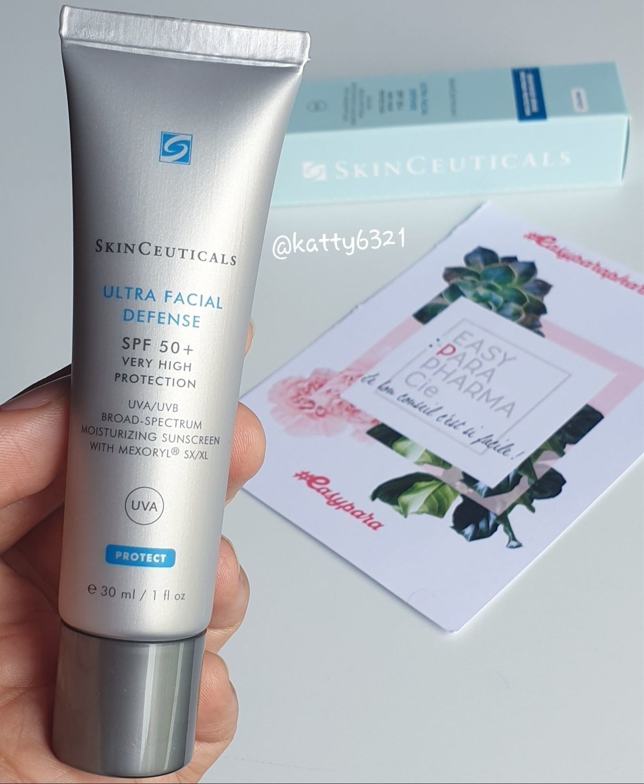 Test de l'ultra Facial Défense SPF 50+ SkinCeuticals