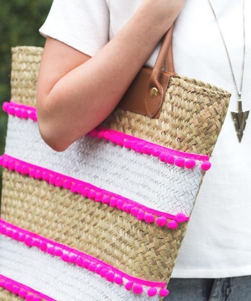 DIY : Customiser les paniers en osier (3)