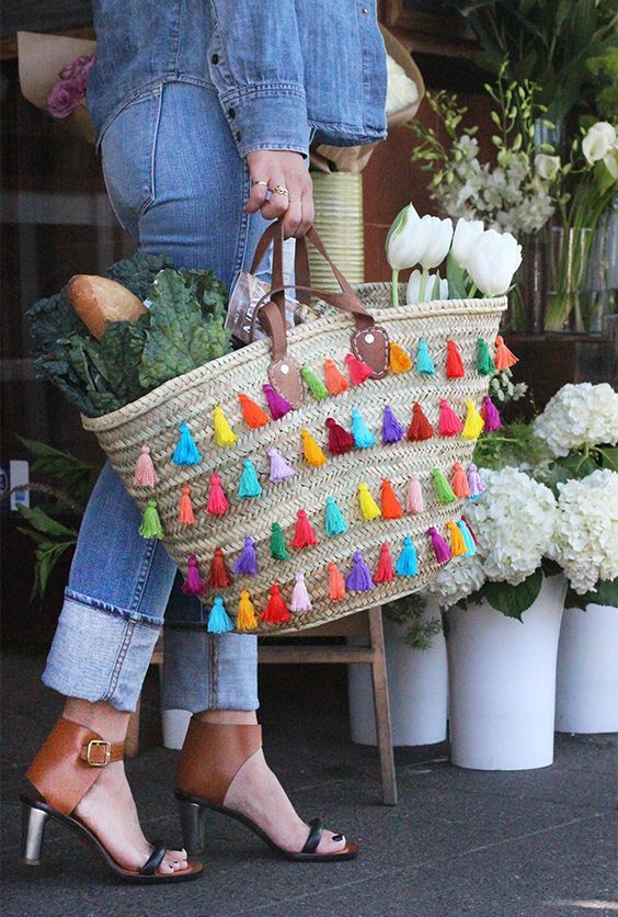 DIY : Customiser les paniers en osier (3)