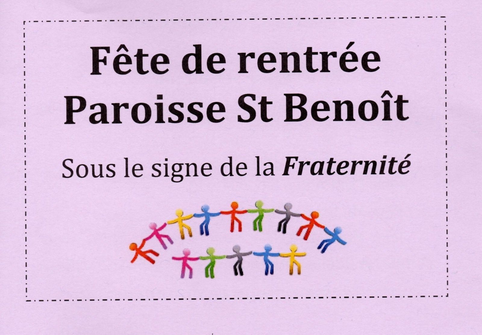 Fête de rentrée de la Paroisse 