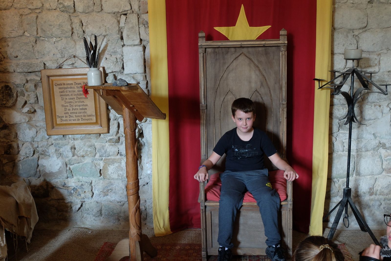 Le Temps des chevaliers : Les Cinquièmes remontent le temps à Largentière