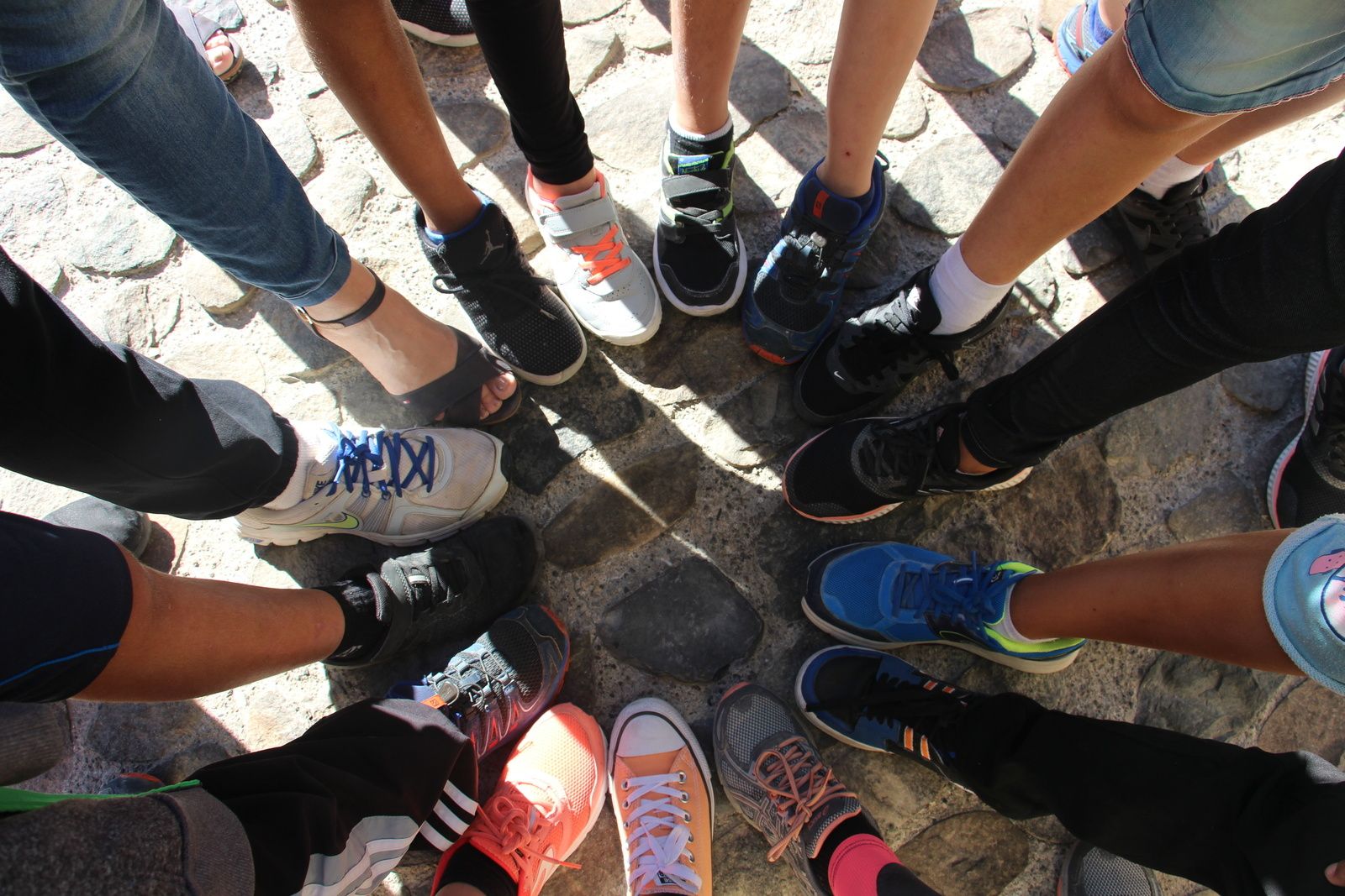La désormais traditionnelle photo de pieds