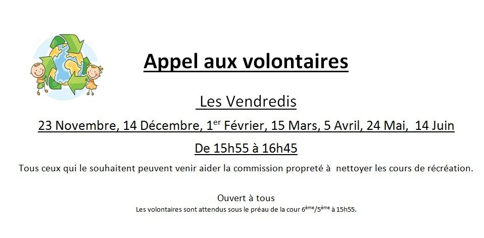Commission propreté