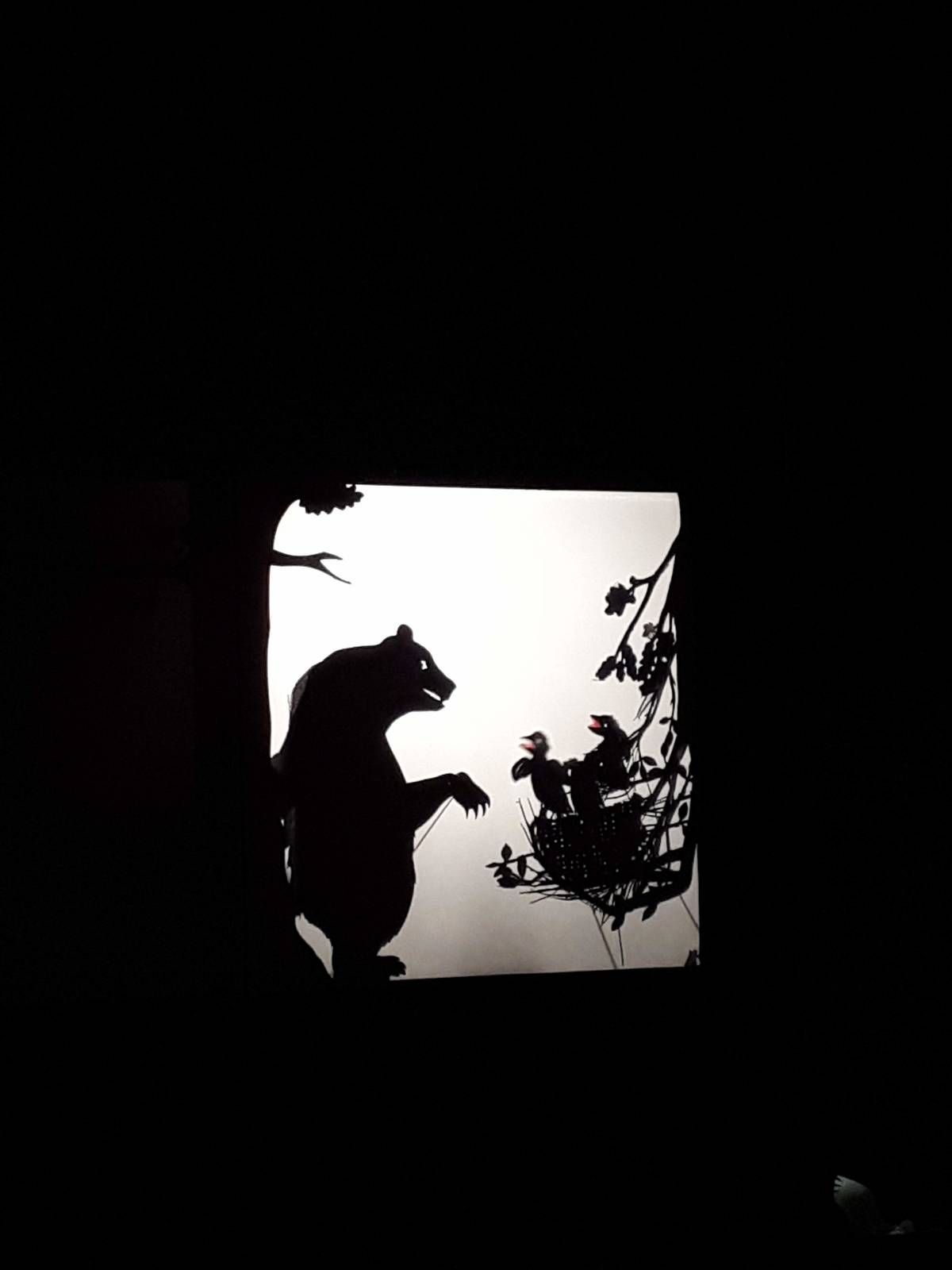 Présentation d'un extrait du spectacle "L'Ours et le Roitelet"