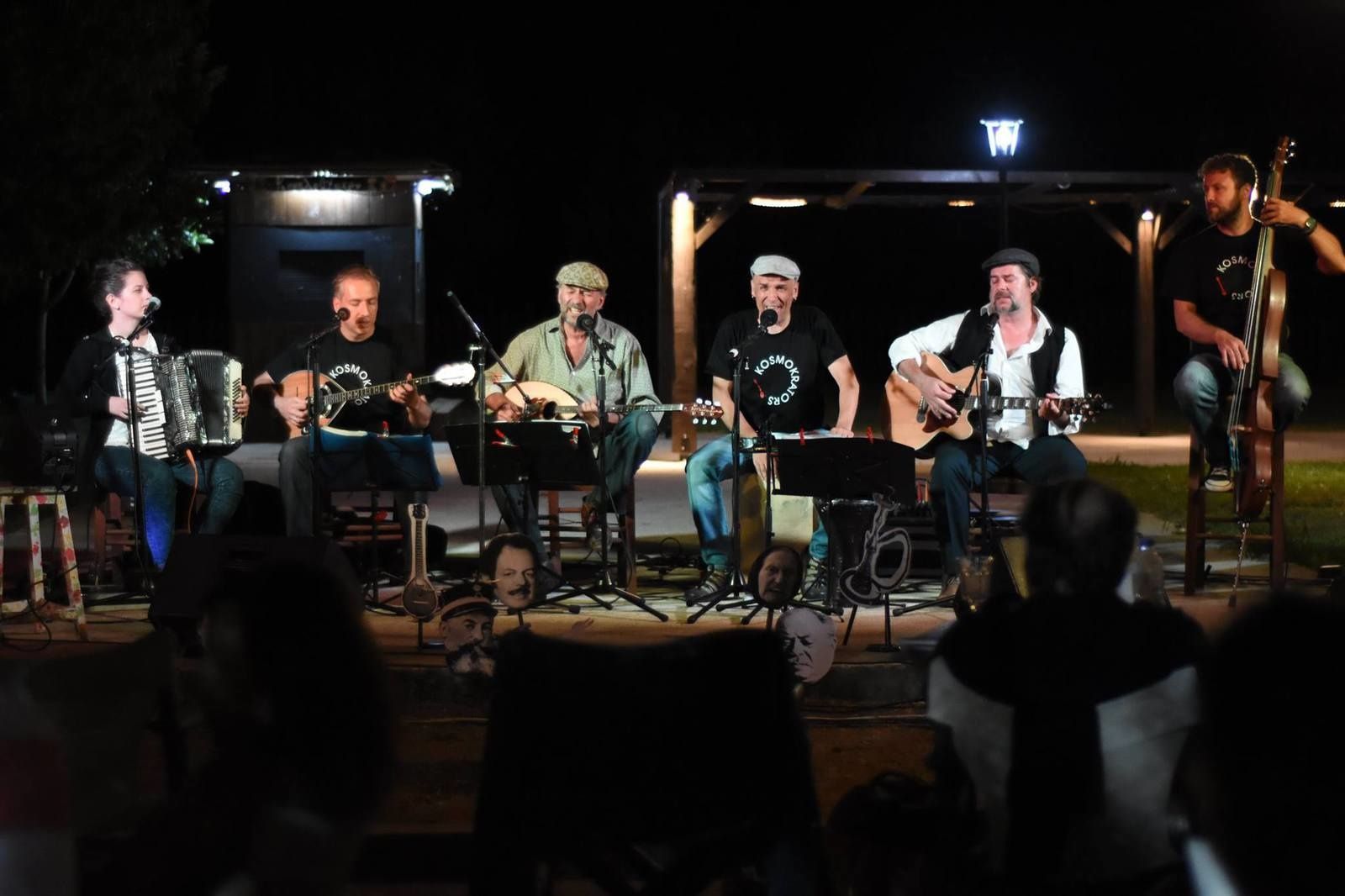 musique grecque, traditionnelle, folk, concert, clos des fées, paluel, seine-maritime, normandie, soirée, kosmokrators, rebetiko