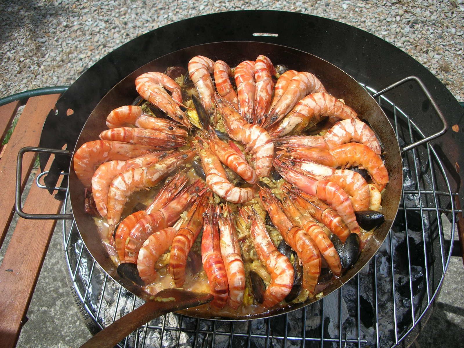 Paella Au Barbecue Cuisine Gourmande De Carmencita