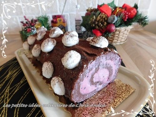 Buche Chocolat Cassis Les Petites Idees Culinaires De Chris Andco