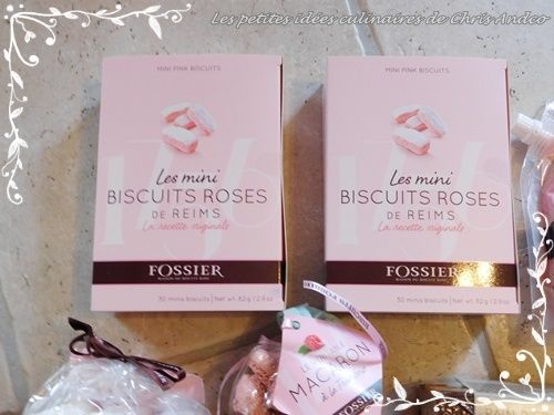 Le Biscuit Rose de Reims 225g - Maison Fossier, Biscuiterie à Reims