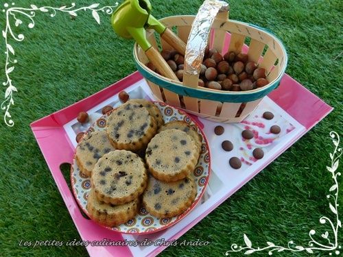 moelleux noisette et pépites de chocolat