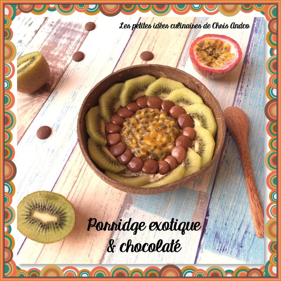 Porridge exotique et chocolaté