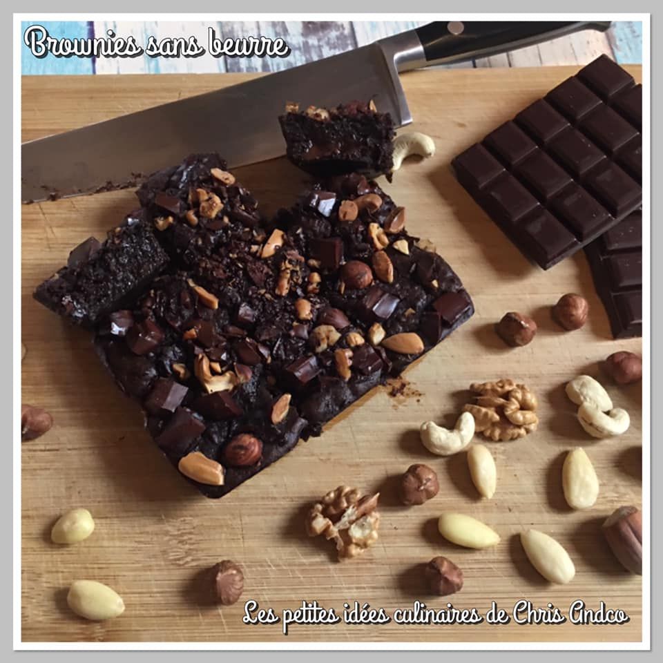 Brownies fondant sans beurre
