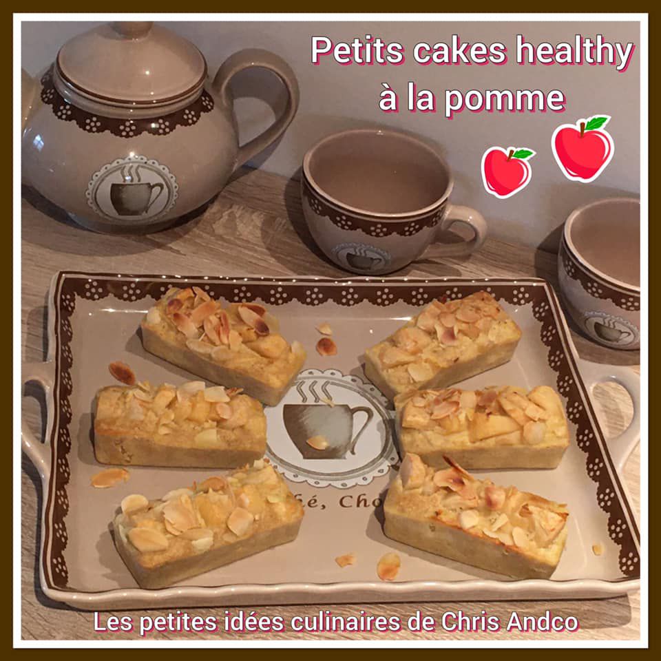 petits cakes healthy à la pomme
