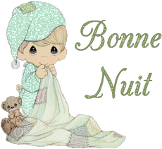 Bonne Nuit - Enfant - Garçons - Doudou - Ourson - Gifs scintillants