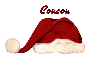 Coucou - Chapeau - Noël 2015 - Gif scintillant - Gratuit