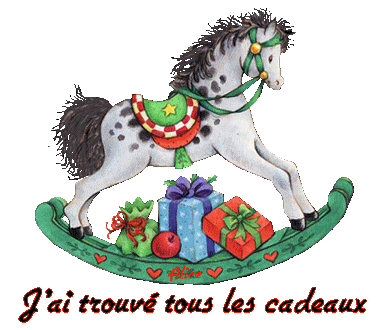 J Ai Trouve Tous Les Cadeaux Cheval A Bascule Noel 18 Gif Anime Gratuit Le Monde Des Gifs