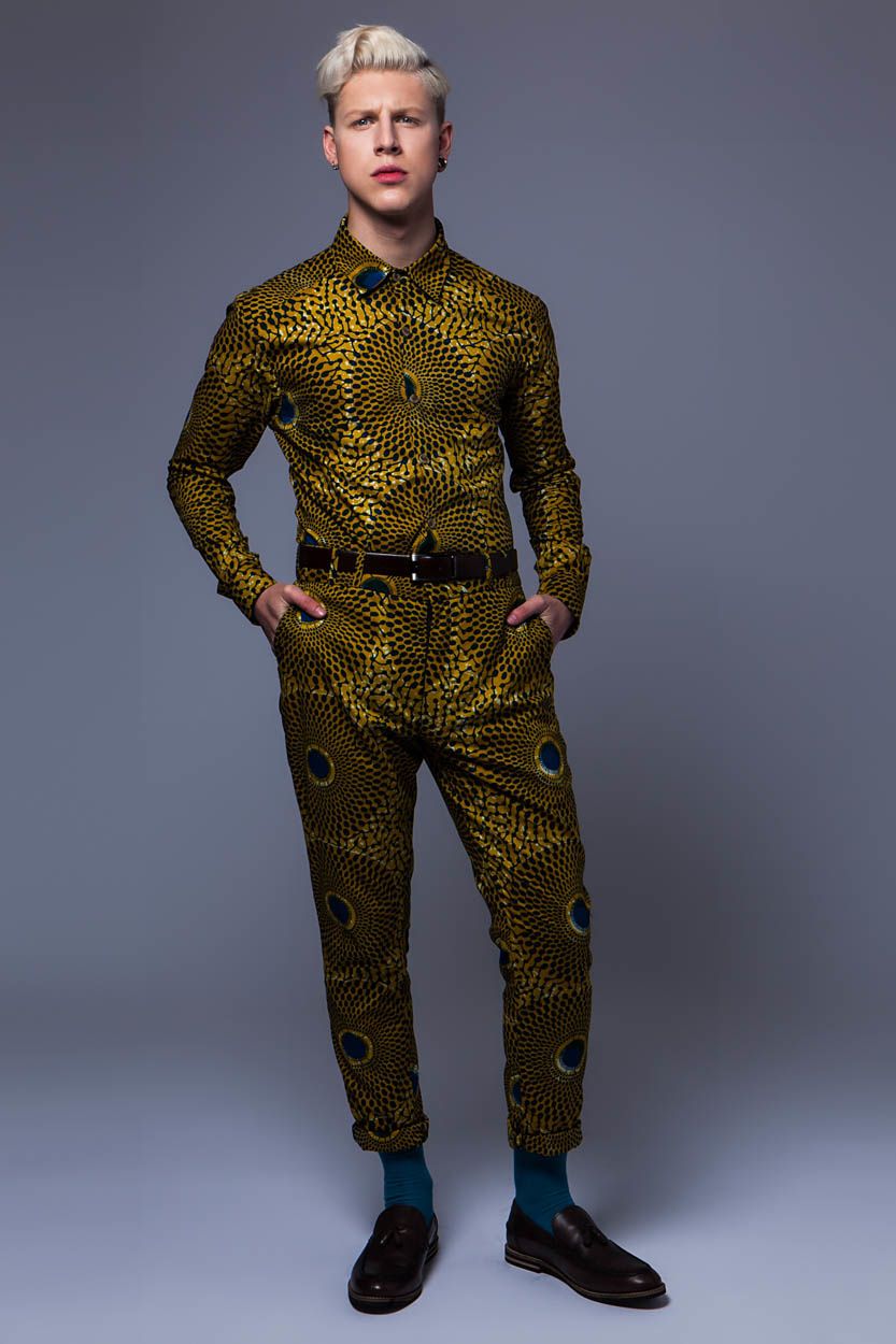 Pantalon homme en pagne sales