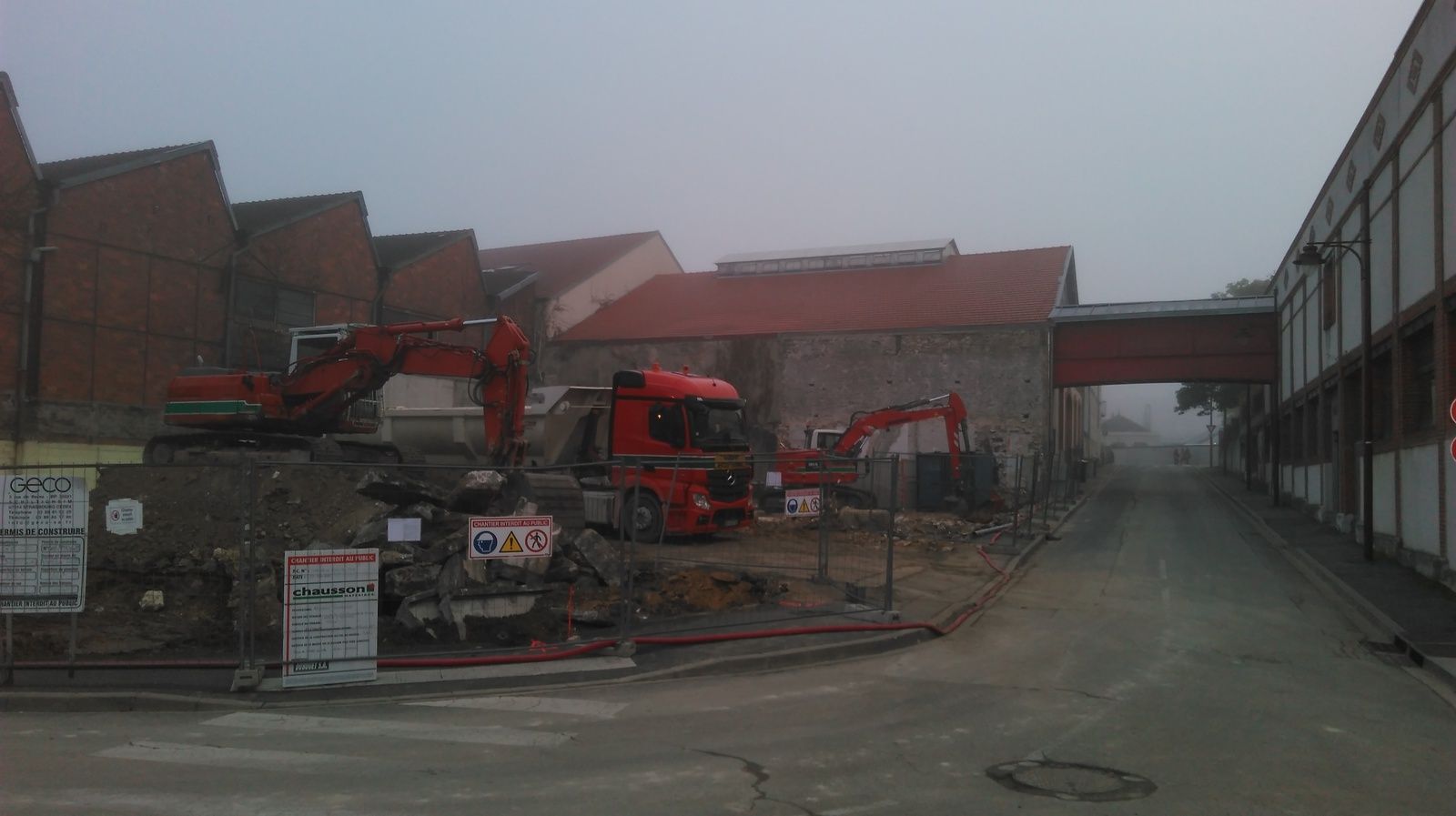 Construction de Pôle emploi : la maison est démolie