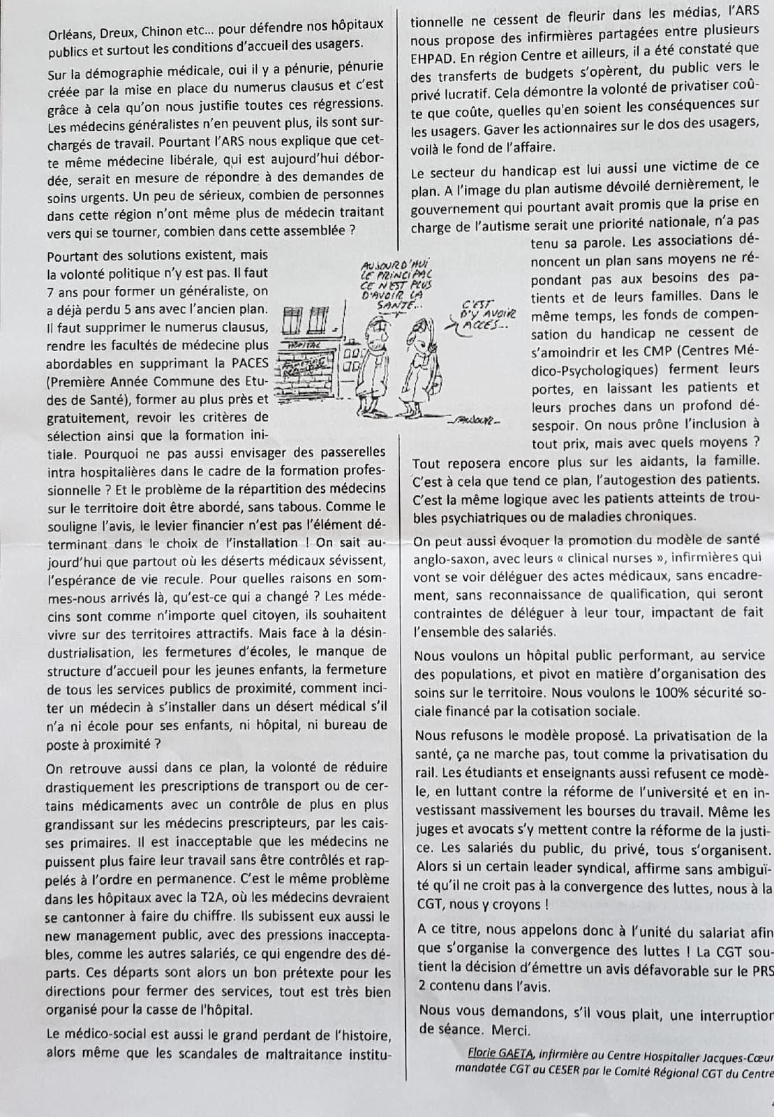 La CGT réunira les acteurs de la santé le 21 juin