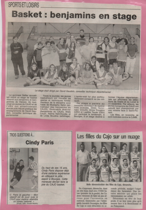 Les ex-licenciés du Cajo Basket pourront aller à l'USV Basket