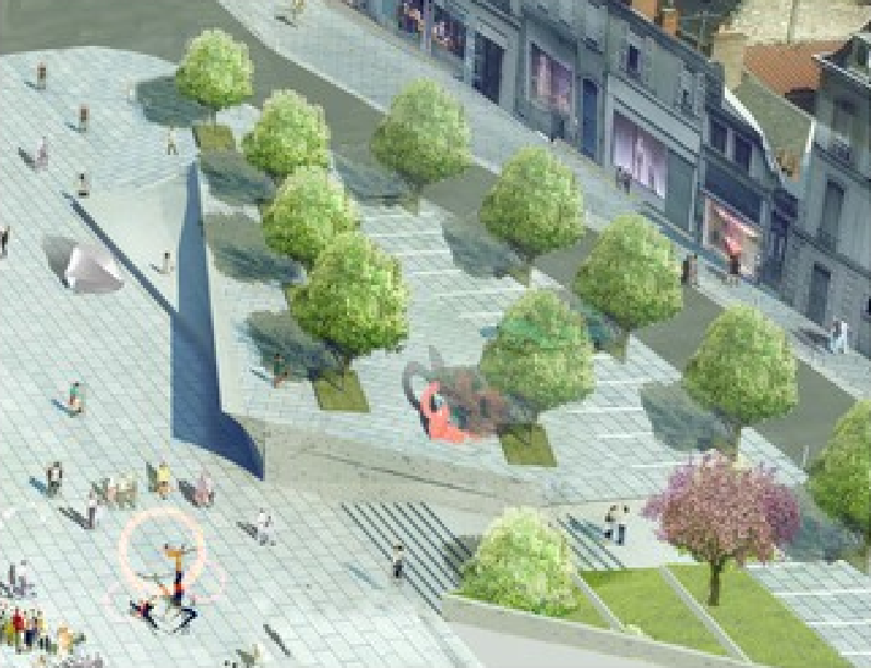 Place Jacques Brel : quand la réalité ne ressemble pas au projet....