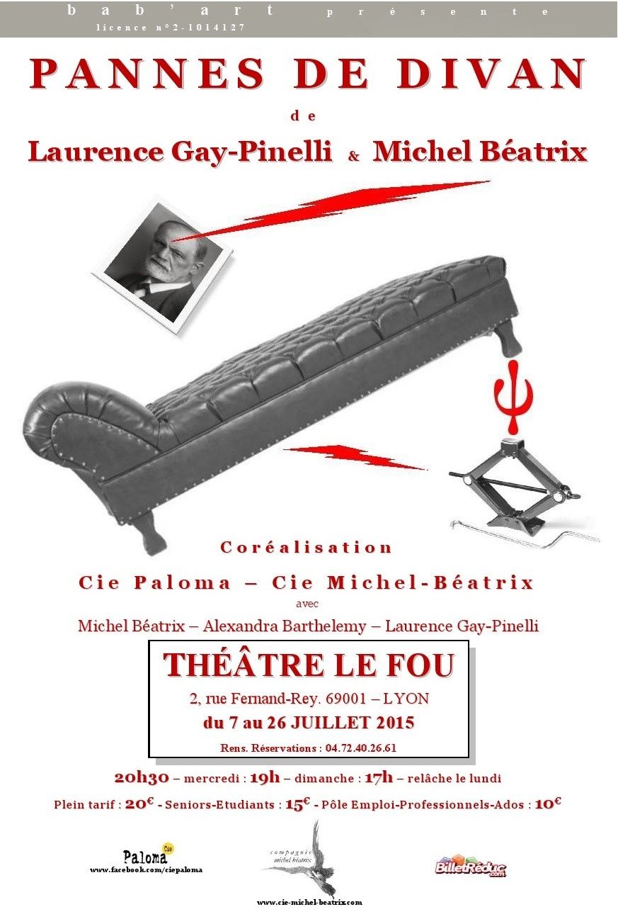 "PANNES DE DIVAN" - l'affiche