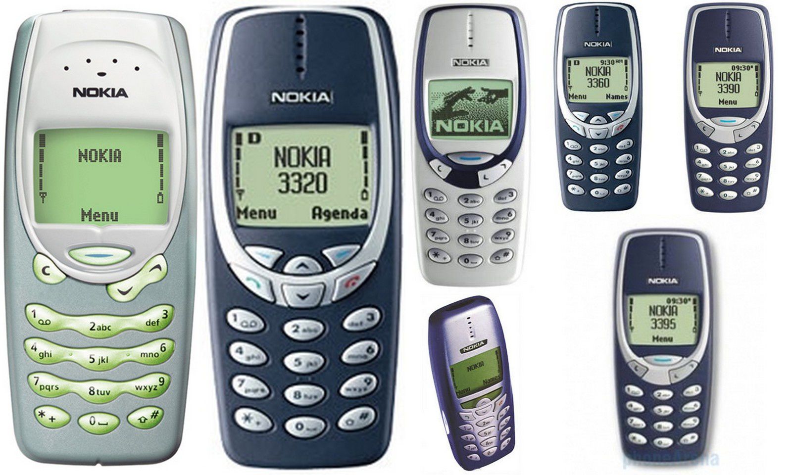 Le téléphone portable Nokia 3310 un exemple de robustesse - Histoire et  évolution des téléphones mobiles portatifs. Collection de téléphones  vintages ...