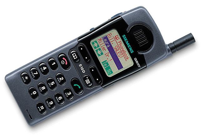 L'histoire des téléphones portable à écrans couleurs, du Siemens s10 au  J-Phone SH07 - Histoire et évolution des téléphones mobiles portatifs.  Collection de téléphones vintages ...